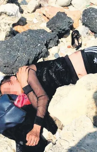 Kadına dayak attılar!