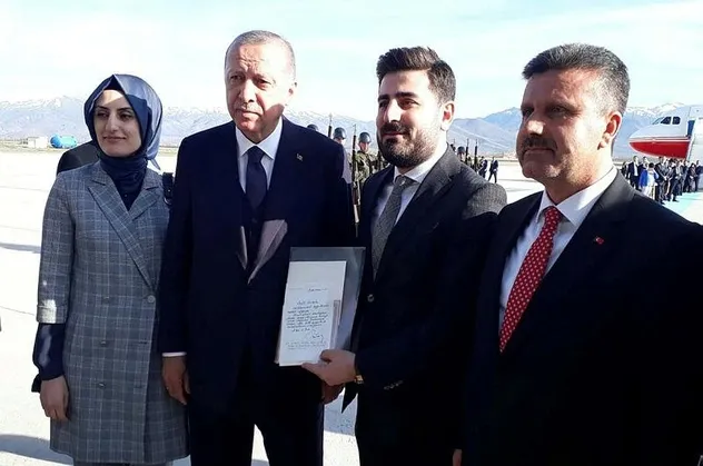 Başkan Erdoğan mektup arkadaşı ile görüştü