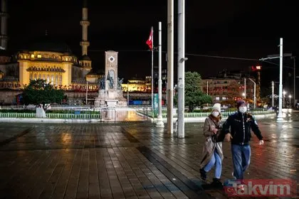 İstanbul’da sokakların sakin ve boş halleri fotoğraf karelerine böyle yansıdı
