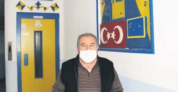 Afyonkarahisar’ın Sandıklı ilçesinde fanatik aile sarı lacivert apartmanda yaşıyor