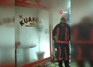 Malatya’da korkutan iş yeri yangını