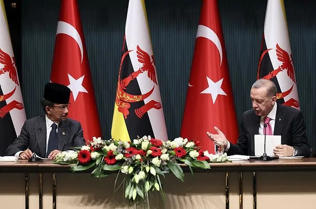 Başkan Erdoğan'dan Brunei Darüsselam Sultanı ile ortak basın toplantısında önemli açıklamalar-4
