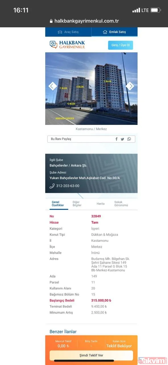 200, 312, 385 BİN TL'ye 120 ay vadeli ev alın! 11.500 TL peşinatla Ankara'da 238 m2 daire! Müstakil, bahçeli, geniş satılık ev arayanlara... - 4