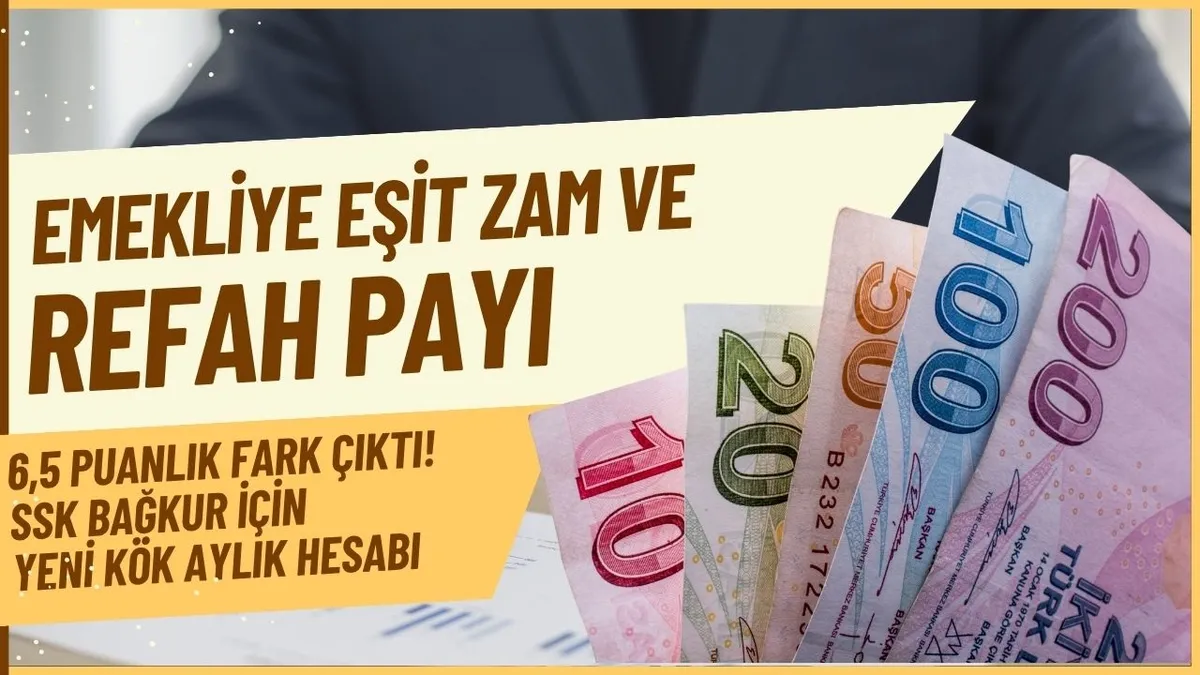 Emekliye eşit zam için yeni hesap: SSK ve Bağ-Kur’da yüzde 14 + 6,5 puanlık formül gündemde
