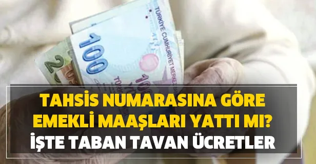 Nisan ayı zamlı emekli maaşları taban tavan ne kadar?