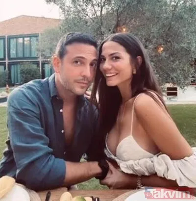Demet Özdemir mavi bikinisiyle paylaştı! Oğuzhan Koç’un müstakbel eşi sosyal medyayı salladı! Sere serpe uzanarak güneşlenen Demet... - 2