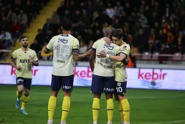 Fenerbahçe Kayserispor'u 2-1'le geçti! MAÇ ÖZETİ