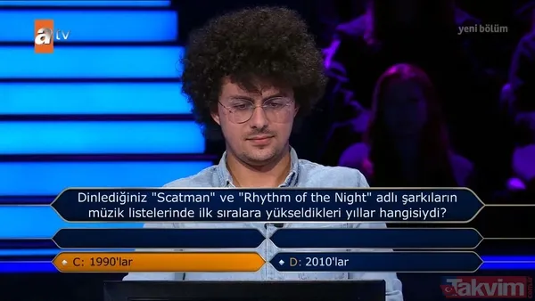 Kim Milyoner Olmak İster'de geceye damga vuran BMGK sorusu! Kenan İmirzalıoğlu'ndan Başkan Erdoğan'ın Dünya 5'ten büyüktür açıklamasına destek: Bu söze katılıyorum - 23