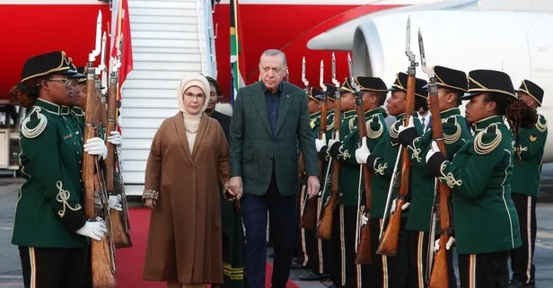 Başkan Erdoğan, G20 Liderler Zirvesi için Güney Afrika’ya gitti