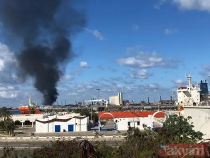 Son dakika: BM Libya Özel Temsilcisi Salame açıkladı: Başkent Trablus’taki liman füzeli saldırıya uğradı