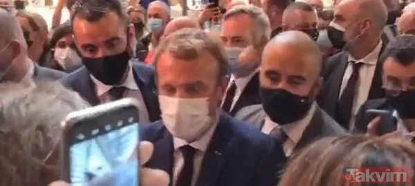 Fransa Cumhurbaşkanı Emmanuel Macron fuar ziyaretinde yumurtalı saldırıya uğradı - 2