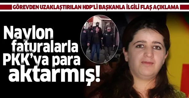 Görevden uzaklaştırılan HDP'li başkanla ilgili flaş açıklama