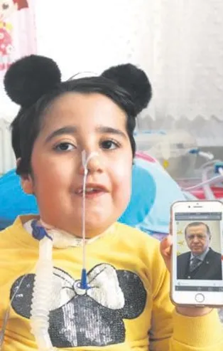 SMA hastası Firdevs'in yüzü güldü
