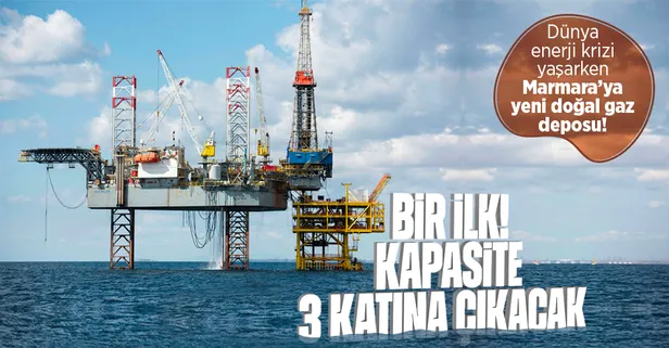 Marmara'ya doğal gaz deposu: 5 milyon hanenin ihtiyacı karşılanacak