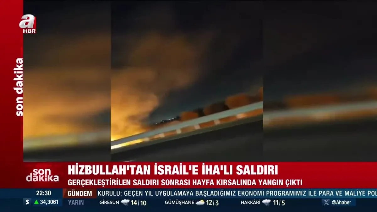 Hizbullah'tan İsrail'e İHA'lı saldırı