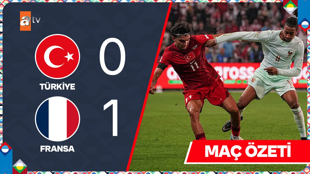 Türkiye 0-1 Fransa (Maç Özeti)