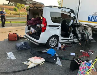 Bursa yolunda feci kaza! Genç çifti ölüm ayırdı