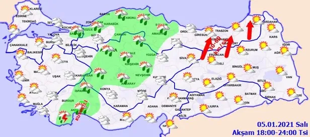 HAVA DURUMU | Meteorolojiden kuvvetli yağış uyarısı | 5 Ocak 2021 İstanbul'da hava nasıl olacak?-4