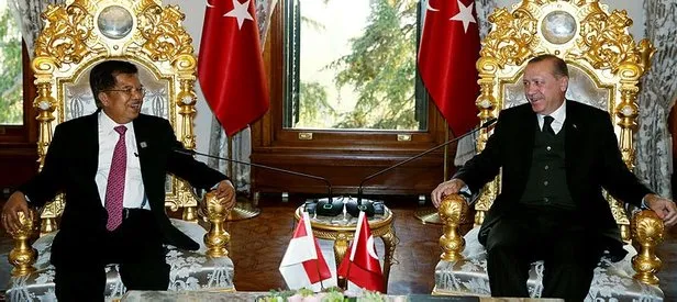 Cumhurbaşkanı Erdoğan Kalla’yı kabul etti