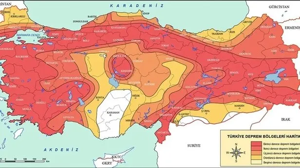 MTA Türkiye’de diri fay hattı haritasını güncelledi: 45 il riskli!