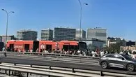 Metrobüs’te yangın paniği!