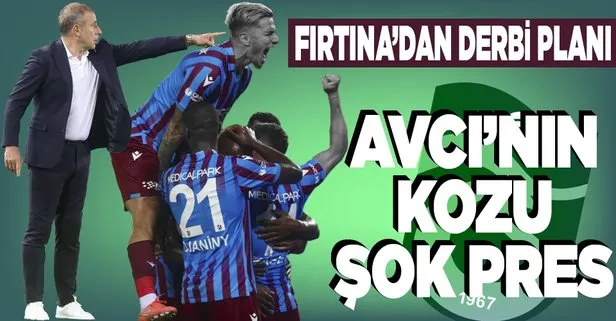 Trabzonspor Kadıköy’de de oyun anlayışından ödün vermeyecek: Abdullah Avcı’nın kozu şok pres!