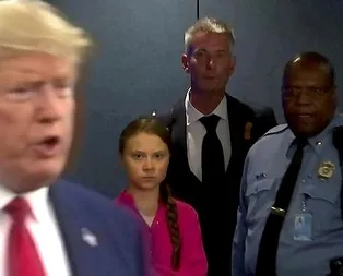 ABD Başkanı Trump yılın kişisi seçilen Greta Thunbergle resmen dalga geçti