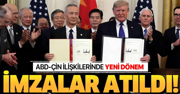 ABD ile Çin arasında yeni dönem! İmzalar atıldı