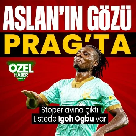 Galatasaray stoper avına çıktı! Listeye Slavia Prag’dan Igoh Ogbu da girdi