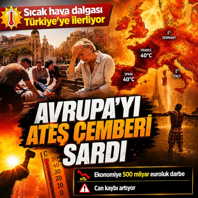 Avrupa’da aşırı sıcak alarmı: İspanya’da 212, Fransa’da en az 55 can kaybı