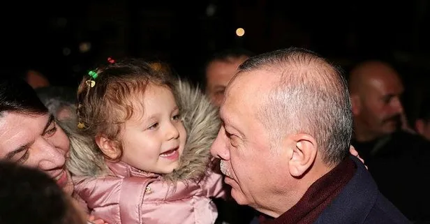 Başkan Erdoğan Zeytinburnu’nda vatandaşlarla sohbet etti