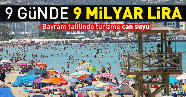 9 günlük tatil turizm sektörüne cansuyu oldu