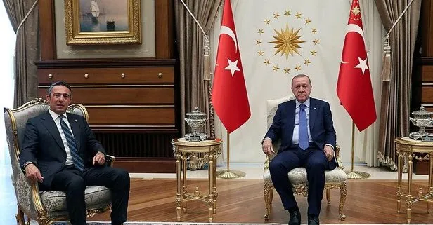 Başkan Erdoğan, Fenerbahçe Başkanı Ali Koç’u kabul etti