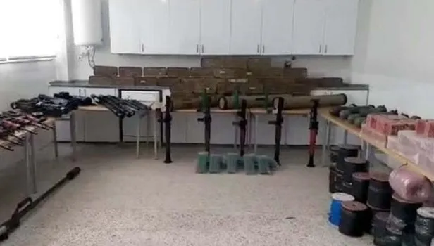 Kilis'te PKK/PYD'ye operasyon! 473 kilo patlayıcı ele geçirildi