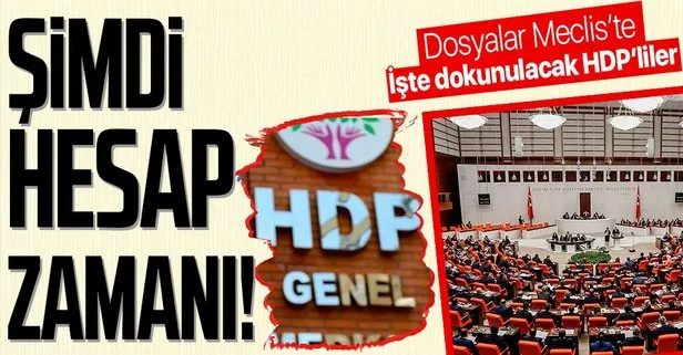 Son dakika:  HDP’li vekillere ait dokunulmazlık dosyaları TBMM’ye sevk edildi!