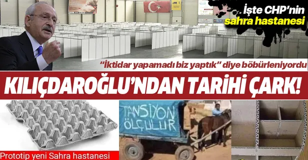 Fuar alanına çadır kurup 1000 yataklı hastane yaptım diyen Kılıçdaroğlu çark etti
