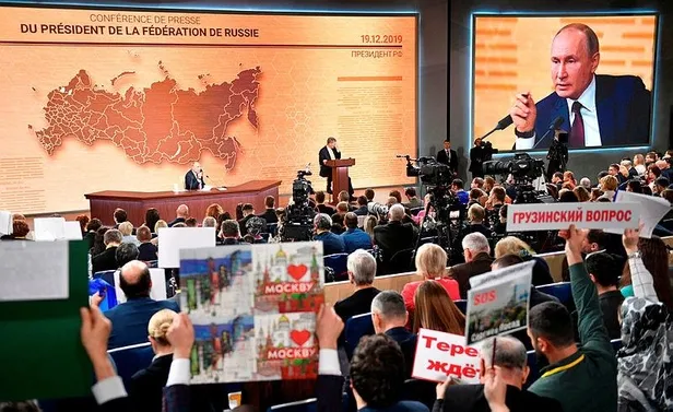 Son dakika: Putin'den canlı yayında Türkiye, Erdoğan ve Libya mesajı-1