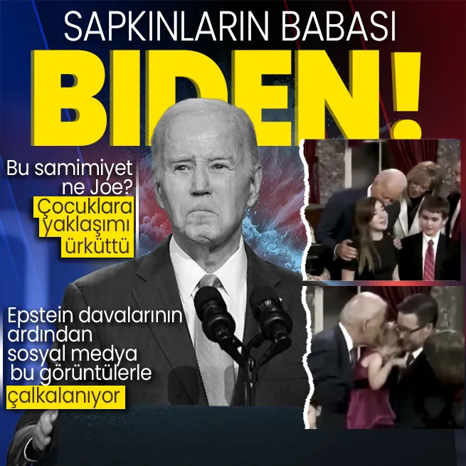 Skandal Epstein davalarının ardından bu görüntüler sosyal medyaya bomba gibi düştü: ABD Başkanı Biden pedofili mi?