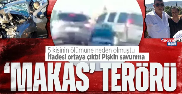 5 kişinin ölümüne sebep olan trafik canavarından akıllara zarar savunma! Neden kaçtığını açıkladı