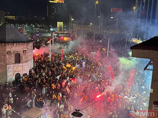 Galatasaray’ın şampiyonluğu sonrası Türkiye sarı kırmızıya boyandı