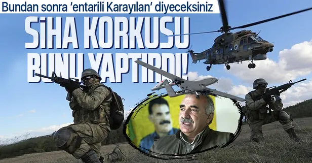 PKK elebaşı Murat Karayılan'da SİHA korkusu! SİHA ve İHA'lardan kurtulmak için bunu da yaptı!