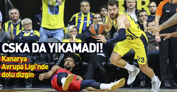 Fenerbahçe Beko'yu CSKA Moskova da yıkamadı | Fenerbahçe Beko: 79 - CSKA Moskova: 75 Maç sonucu