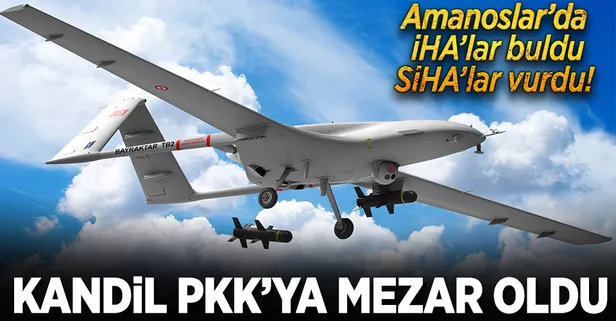 Amanoslar’da İHA’lar buldu SİHA’lar vurdu