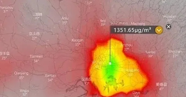 Koronavirüsün sıfır noktasının uydu görüntüleri ortaya çıktı! Kentin üzerinde adeta ölüm bulutu oluşmuş!-2