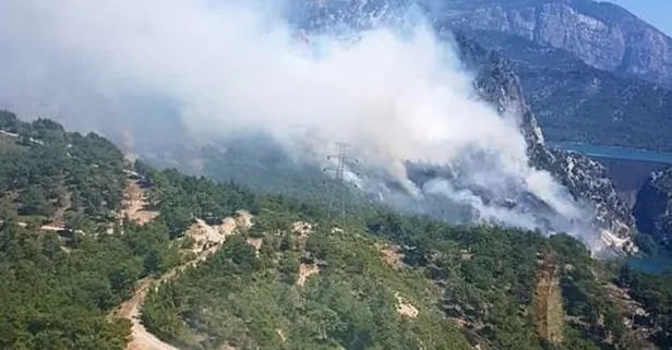 Antalya'da orman yangını