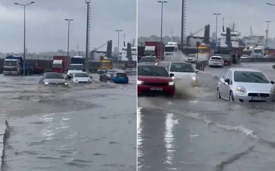 Uyarılara rağmen İstanbul yağmura yine hazırlıksız yakalandı: Yollar nehir hayat felç-11