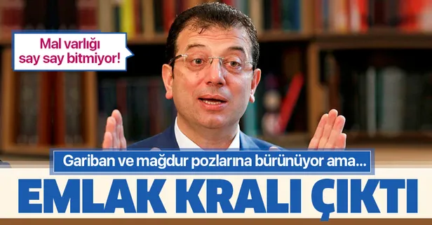“Alt katı ahır olan 60 metrekarelik evde büyüdüm” diyen CHP'nin adayı İmamoğlu Emlak kralı çıktı