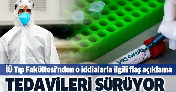 Son dakika: İstanbul Üniversitesi Tıp Fakültesi’nden 3 profesör Kovid-19’dan vefat etti iddiasına yalanlama