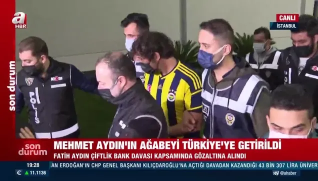 Mehmet Aydın’ın ağabeyi Türkiye’ye getirildi