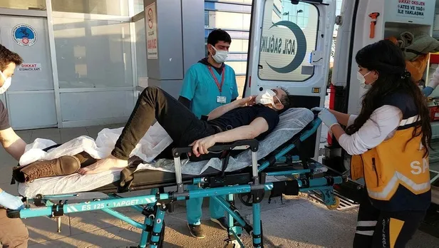 Samsun'da silahlı saldırıda yaralanan adamı çöp konteyneri kurtardı!-5